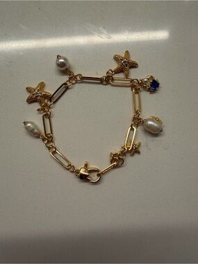 Kate Spade Sea Star Charm Bracelet
